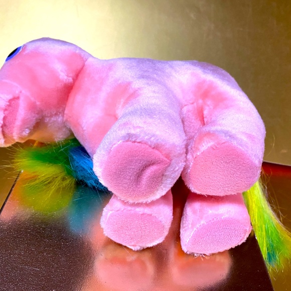 MY LITTLE PONY G1 VTG 1984 ORIGINAL HASBRO SOFTIES PARASOL RAINBOW PONY PLUSH - Picture 13 of 13